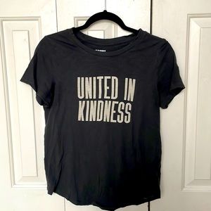 Old navy size small women United in kindness tee shirt tshirt